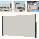 Store latral protection visuelle protection solaire protection contre le vent, toile de store en polyester ...