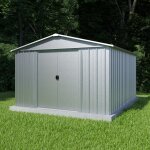 Yardmaster - abri de jardin métal brut eco 11, 03 m² + kit d'ancrage Yardmaster - abri de jardin métal brut eco 11, 03 m² + kit d'ancrage