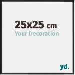 Yd. - cadre photo 25x25 - noir mat - aluminium - new york