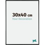 Yd. - cadre photo 30x40 - noir mat - plastique - evry