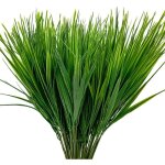 Bdd - ymyny 10 pices faux plastique herbe de bl plantes d'extrieur artificielles faux arbustes de ...