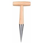 Ymyny plantoir  bulbes avec pointe en acier 28 cm - plantoir  main avec manche en bois solide - outil ...