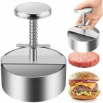 Ymyny presse � burger, 304 acier inoxydable presse � hamburger, ajustable steak hach� presse � burger, ...