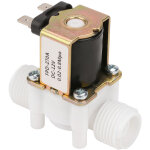 Lectrovanne d'eau lectrique en plastique 12v g1 / 2 'nc, lectrovanne d'entre lectrique pour la distributio ...