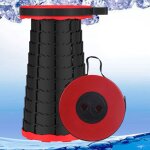 26�26�6. 5 - 45cm pour le camping et la p�che tabouret pliable pratique (rouge)
