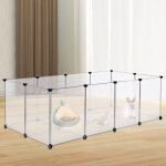Yongqing - parc pour enclos lapin interieur clture portable en plastique pour lapin hamster cavy chiot ...