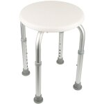 Yongqing - tabouret de douche, si�ge de douche pliable et r�glable en hauteur, tabouret pour bain, rond, ...