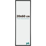 Yd. - cadre photo 20x60 - noir mat - aluminium - kent