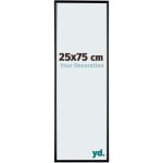 Yd. - cadre photo 25x75 - noir brillant - plastique - evry