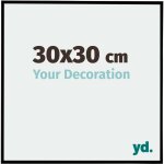 Yd. - cadre photo 30x30 - noir mat - plastique - evry