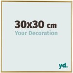 Yd. - cadre photo 30x30 - or - plastique - evry