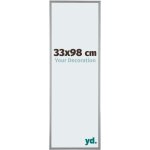 Yd. - cadre photo 33x98 - platine - aluminium - kent Yd. - cadre photo 33x98 - platine - aluminium - kent