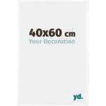 Yd. - cadre photo 40x60 - blanc brillant - plastique - bordeaux