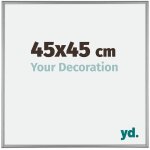 Yd. - cadre photo 45x45 - platine - aluminium - kent