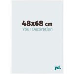 Yd. - cadre photo 48x68 - blanc brillant - plastique - evry