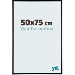 Yd. - cadre photo 50x75 - noir mat - aluminium - kent