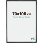 Yd. - cadre photo 70x100 - noir brillant - plastique - bordeaux