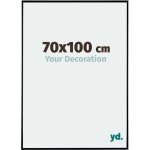 Yd. - cadre photo 70x100 - noir brillant - plastique - evry