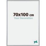 Yd. - cadre photo 70x100 - argent brillant - plastique - annecy