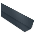 Yousteel - faîtière plate contre mur acier laqué coloris: gris anthracite ral 7016 - dimension: 2100 ... Yousteel - faîtière plate contre mur acier laqué coloris: gris anthracite ral 7016 - dimension: 2100 ...