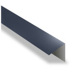 Yousteel - fatire simple  rabat universelle coloris: bleu ardoise ral 5008 - dimension: 2100 mm longueur ...