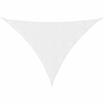 Yoyo - voile de parasol / toile d'ombrage tissu oxford triangulaire 3x4x5 m blanc 32824