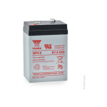 Batterie plomb agm np4 - 6 6v 4ah f4. 8 - yuasa