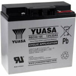 Batterie plomb tanche rec22 - 12 yuasa 12v 22ah
