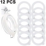 Yzmrbdqc - 12 pièces joints de bocal en silicone joints en silicone de remplacement joints d'étanchéité ... Yzmrbdqc - 12 pièces joints de bocal en silicone joints en silicone de remplacement joints d'étanchéité ...