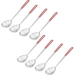 Yzmrbdqc - 8 pices filet pour fondue fondue passoire, passoire de cuisine en inox avec poignes maille ...