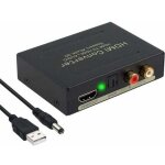 Yzmrbdqc - convertisseur audio 4k hdmi - extrayez l'audio numrique vers analogique - spdif / toslink ...