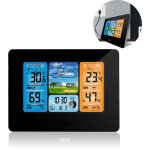 Yzmrbdqc - station m�t�o num�rique sans fil r�veil snooze avec capteur ext�rieur sans fil, pr�vision ...