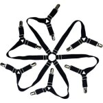 Yzmrbdqc - tendeur drap housse drap attaches rglable 6 cts, feuilles de literie bretelles, convient ...