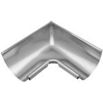 Zambelli - cornire de gouttire 90 degrs (angle intrieur) galvanise cornire de gouttire avec bourrelet ...