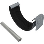Raccord de goutti�re galvanis�, y compris raccord � bourrelet raccord de goutti�re pour goutti�re demi ...