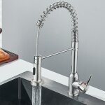 Robinet lavabo r�tro dor� laiton avec bec pivotant � 360� mitigeur de salle de bain robinets mitigeur ...