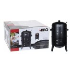 Zanvic - fumeur baril barbecue couleur noir bbq