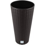 Zanvic - grand pot de fleurs mod. rato ar 400. 40x76 cm. chocolat Zanvic - grand pot de fleurs mod. rato ar 400. 40x76 cm. chocolat