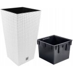 Pot de fleurs haut rato drts170 avec insert blanc