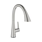 Grohe - zedra touch, mitigeur vier lectronique, supersteel (30219dc2)