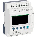 Sr2b121bd schneider - automate zelio logic - relais intelligent 12 e / s 24vcc - horloge + afficheur