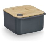 Zeller - conteneur de rangement avec couvercle en bambou, 1100 ml