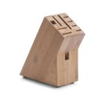 Porte - couteau en bambou, bloc de couteaux - 22x22x9cm