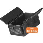 Zelsius bote thermique pliable, 60 x 40 x 25, 5 cm, 40 l, noire, boite en polystyrne pour repas chauds ...
