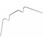 Pinces de serre en acier inoxydable (50 pi�ces) antirouille et r�sistant aux temp�tes 85 x 30 mm blocs ...