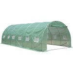 Zelsius - serre en film plastique (l) 6 x (l) 3 x (h) 2 m, serre  tomates stable, tente en film plastique ...