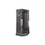 Onde - cabine de douche hydro sans silicone 1 / 4 cercle 80 accs coulissant 90x90cm - ned