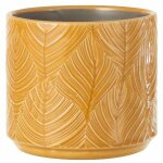 Cache pot de fleur ocre charmille