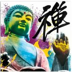 Cadre bouddha en toile