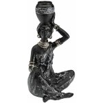 Dcoration femme africaine porteuse d'eau assise